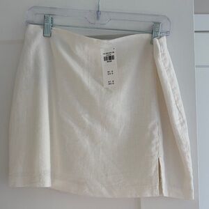 NWT Abercrombie & Fitch Linen Mini Skirt